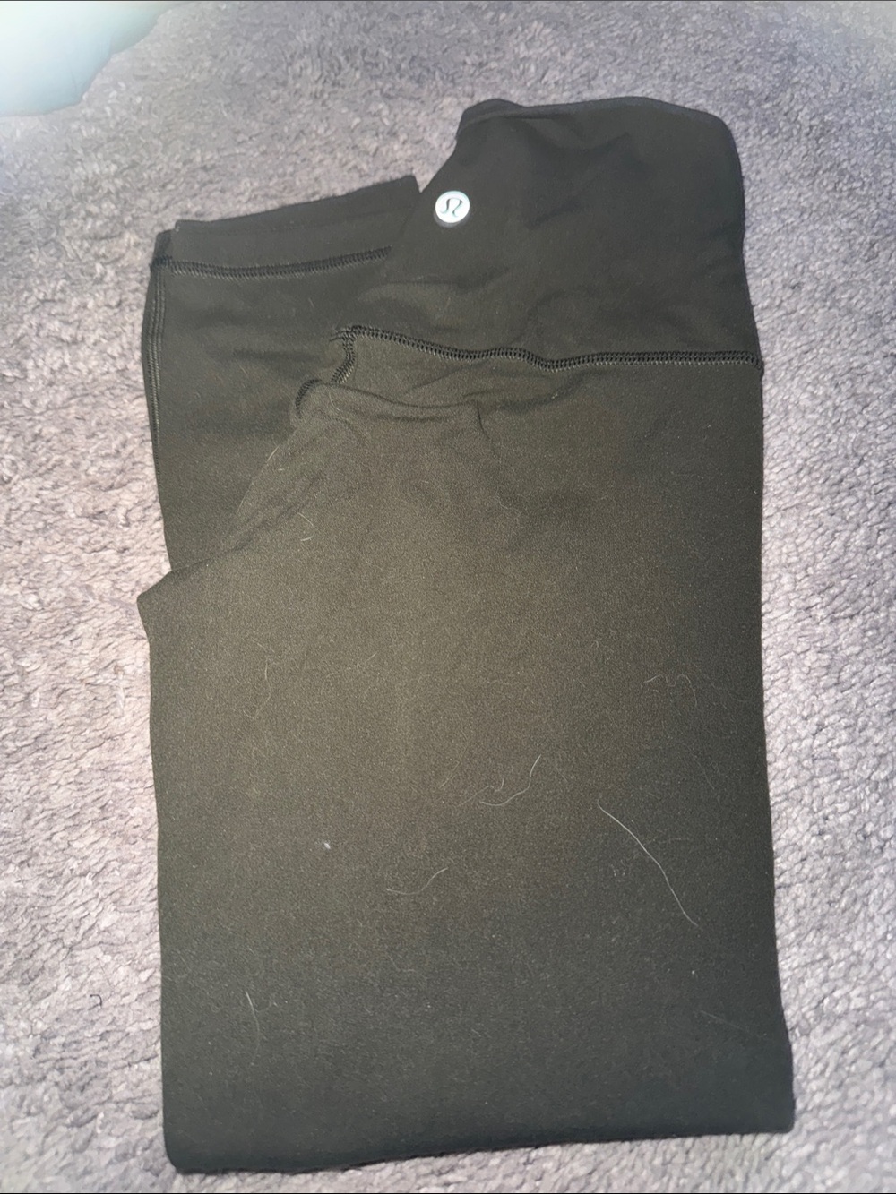 lululemon athletica Kids Black Performance Leggings